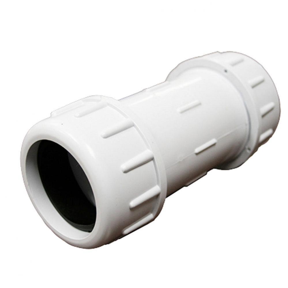 2'' IPS PVC Compression Coupling, 6'' Body Length