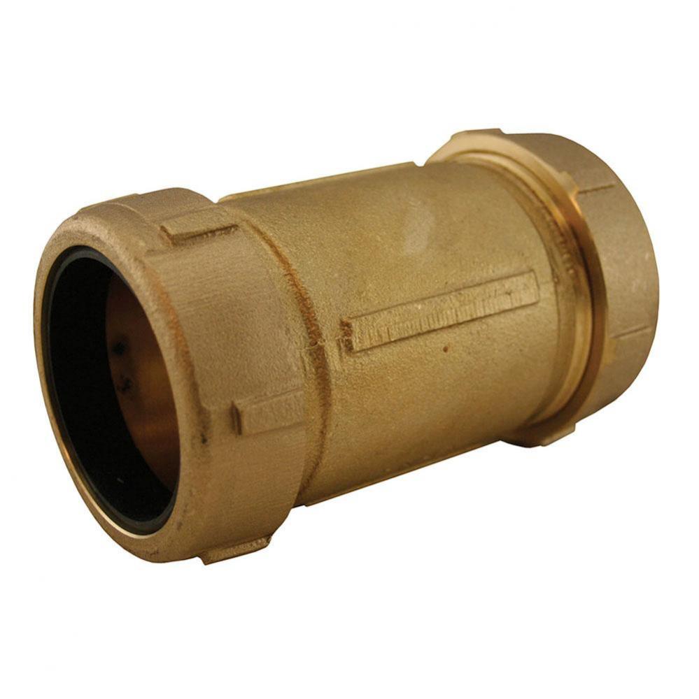2'' CTS Bronze Compression Coupling, Lead Free