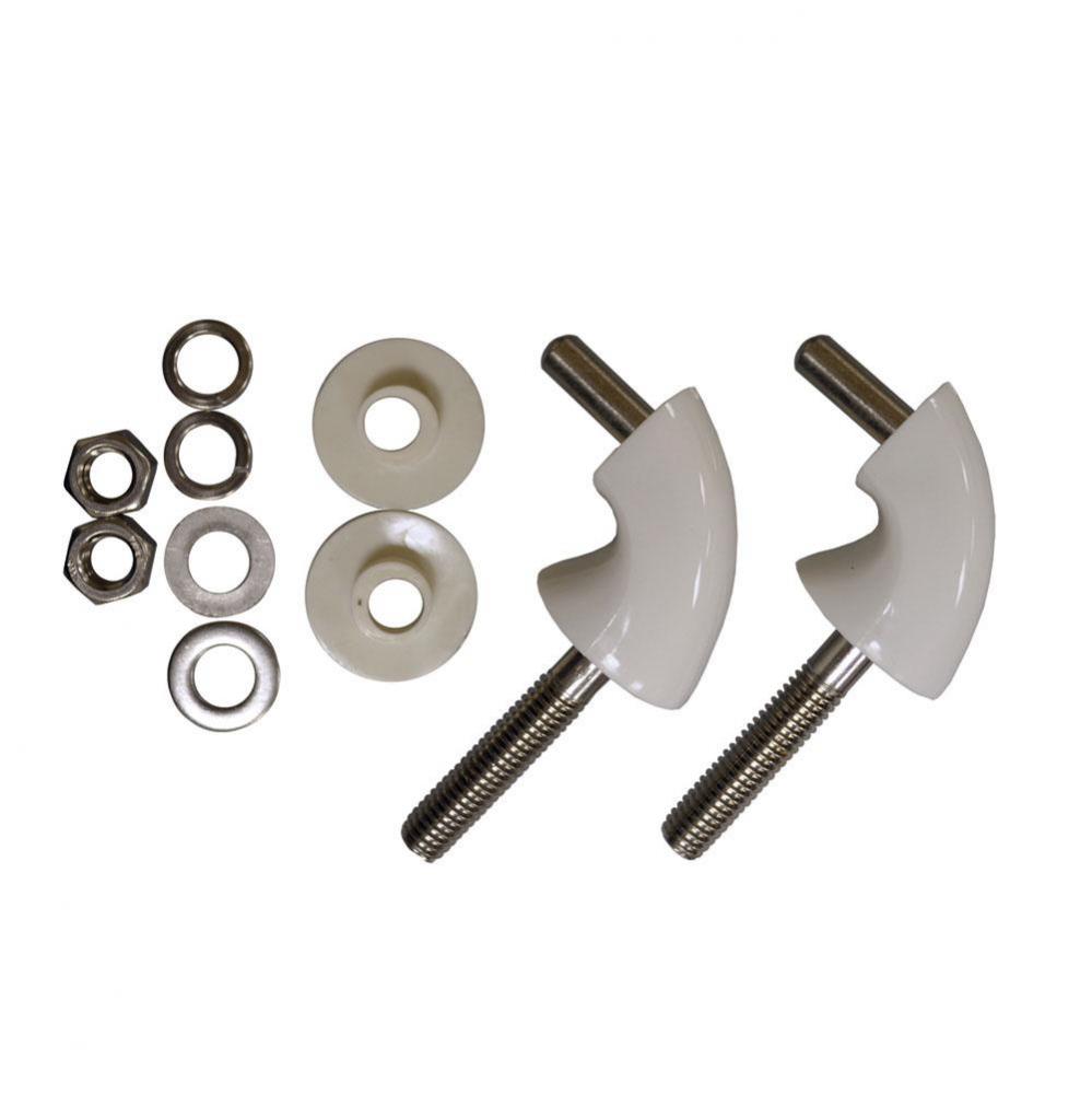 Replacement Hinge Pack for Check Hinge Toilet Seat