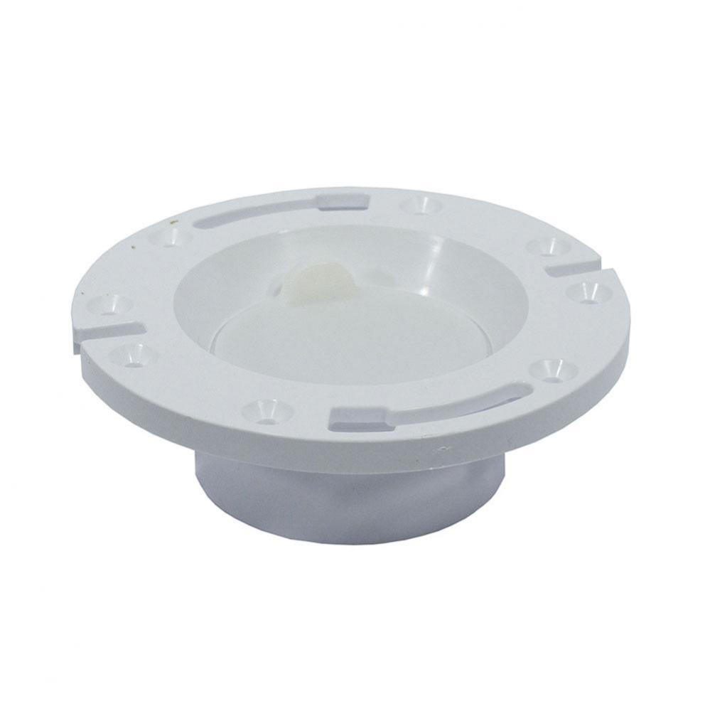 3'' x 4'' PVC Closet Flange with Knockout