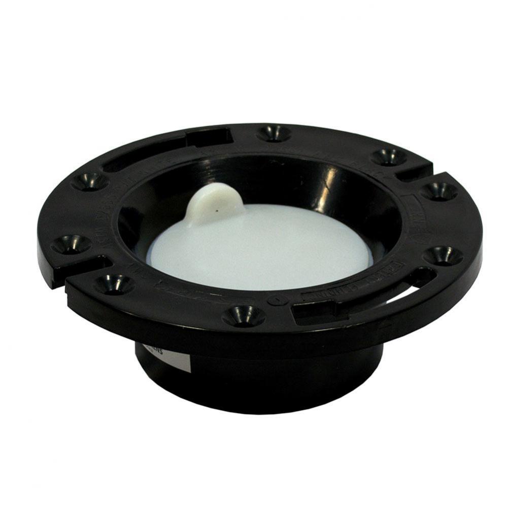 3'' x 4'' ABS Closet Flange with Knockout