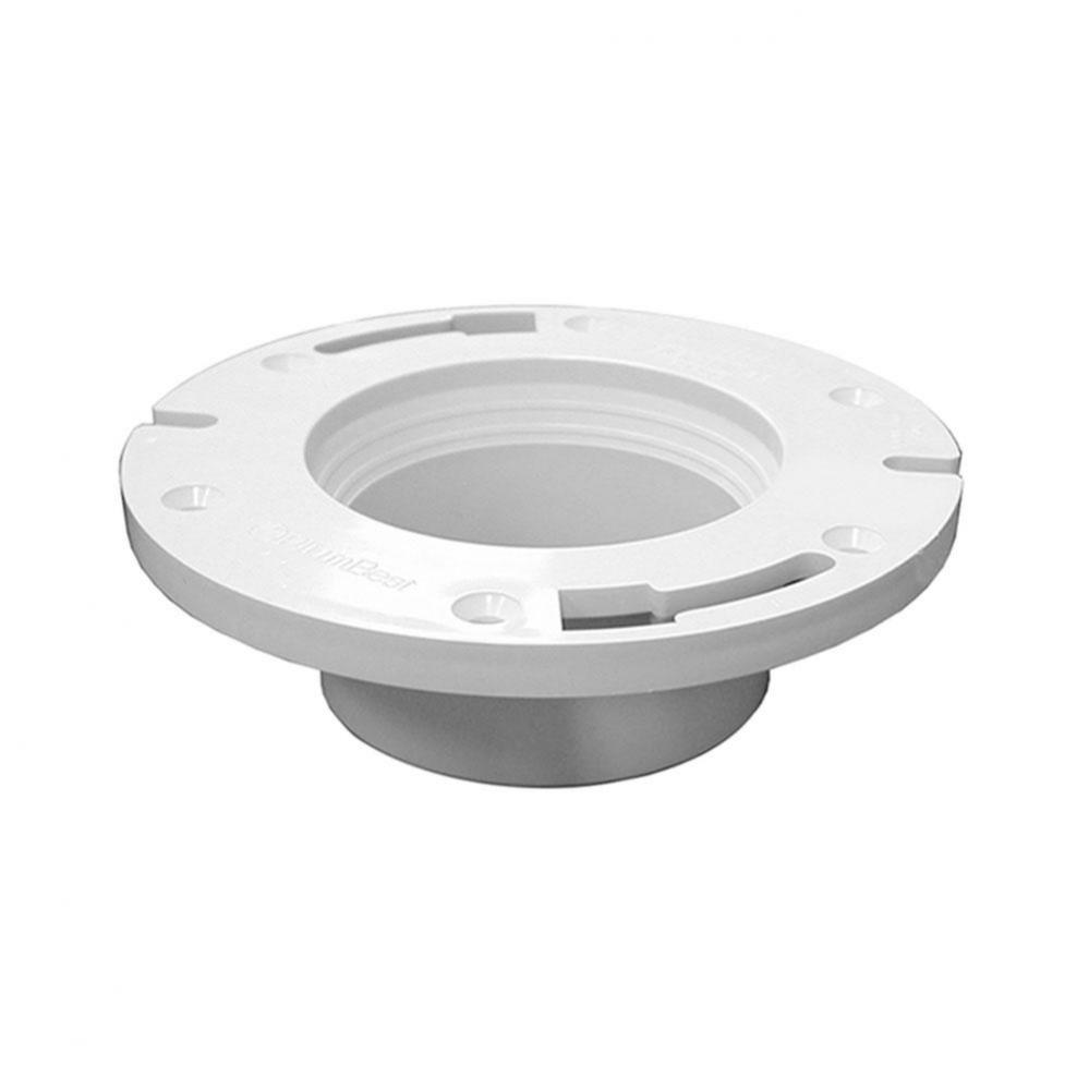 3'' Plumbfit PVC Closet Flange less Knockout