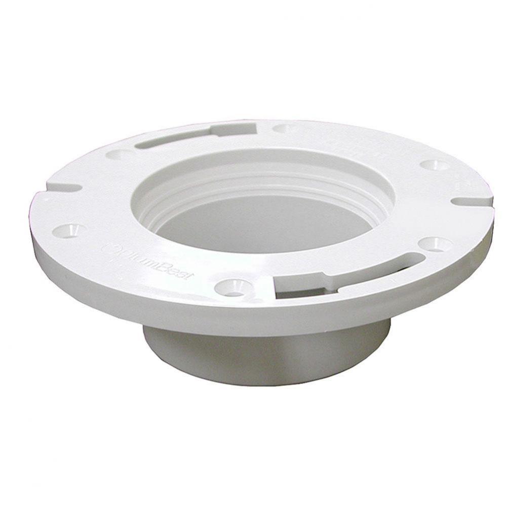 3'' x 4'' Plumbfit PVC Closet Flange less Knockout