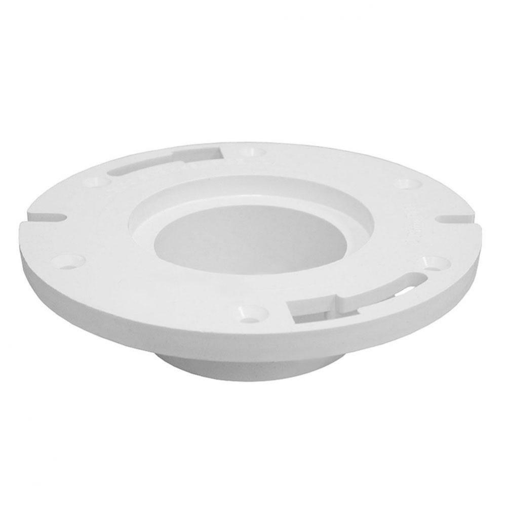 3'' PVC Spigot Fit Closet Flange less Knockout