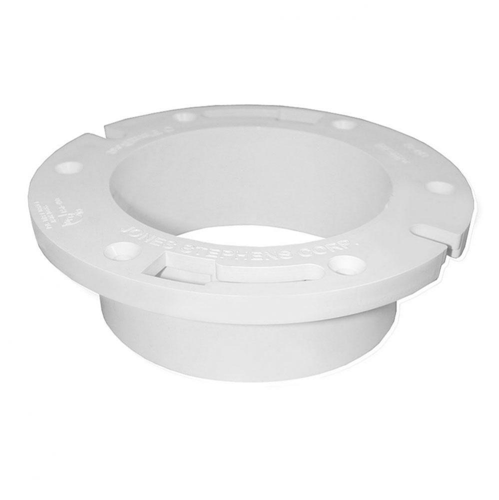 4'' Plumbfit PVC Closet Flange less Knockout