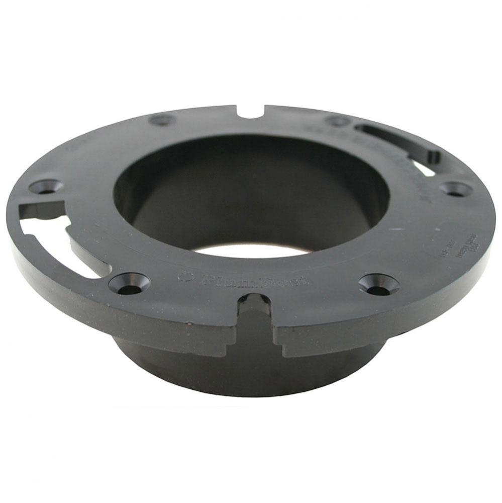 4'' ABS Spigot Fit Closet Flange less Knockout