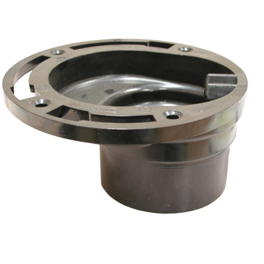 3'' x 4'' ABS Four-Way Offset Closet Flange