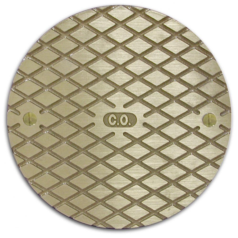 6'' Nickel Bronze Round Cast Cleanout Cover