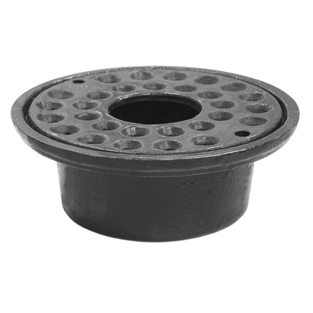 3'' Cast Iron Kentucky Drain with 2'' Hole in Strainer