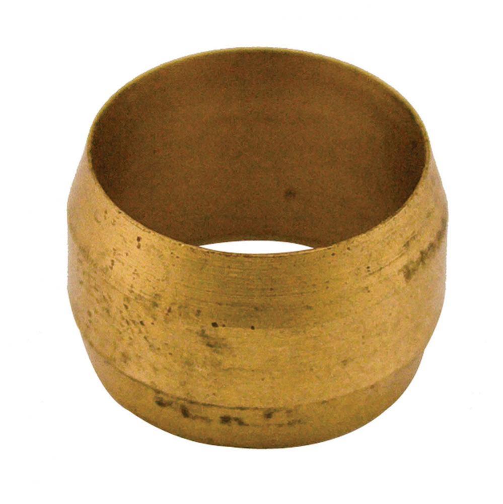 1/8'' Brass Compression Sleeve, Carton of 10