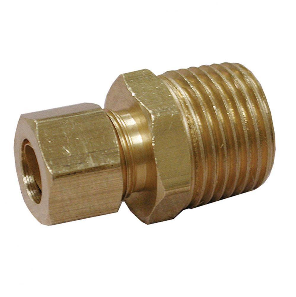 3/8'' x 3/8'' Brass Compression x Female Connector, Lead Free