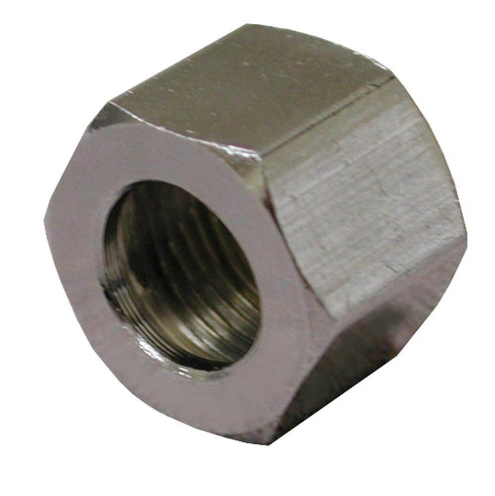 1/2'' Chrome Plated Compression Nut, Lead Free