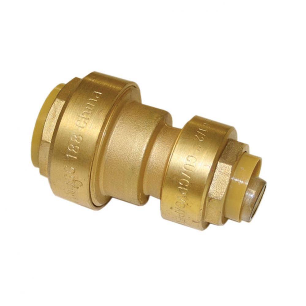 3/4'' x 1/2'' PlumBite Push On Reducing Coupling, Lead Free