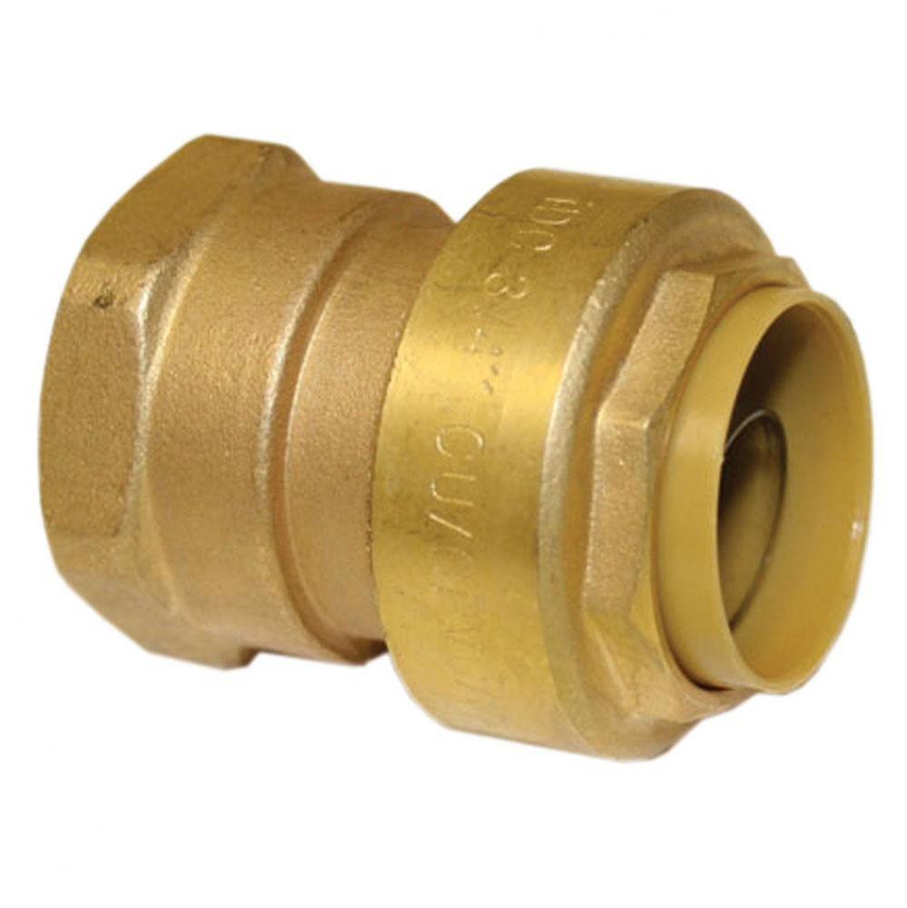 3/4'' x 3/4'' FPT PlumBite Push On Adapter, Lead Free