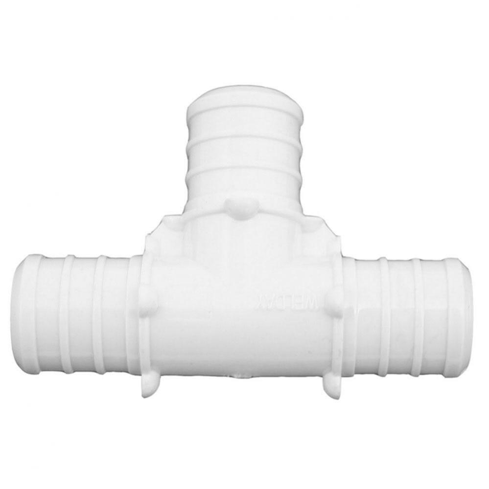 3/4'' Plastic White PEX Tee, Lead Free