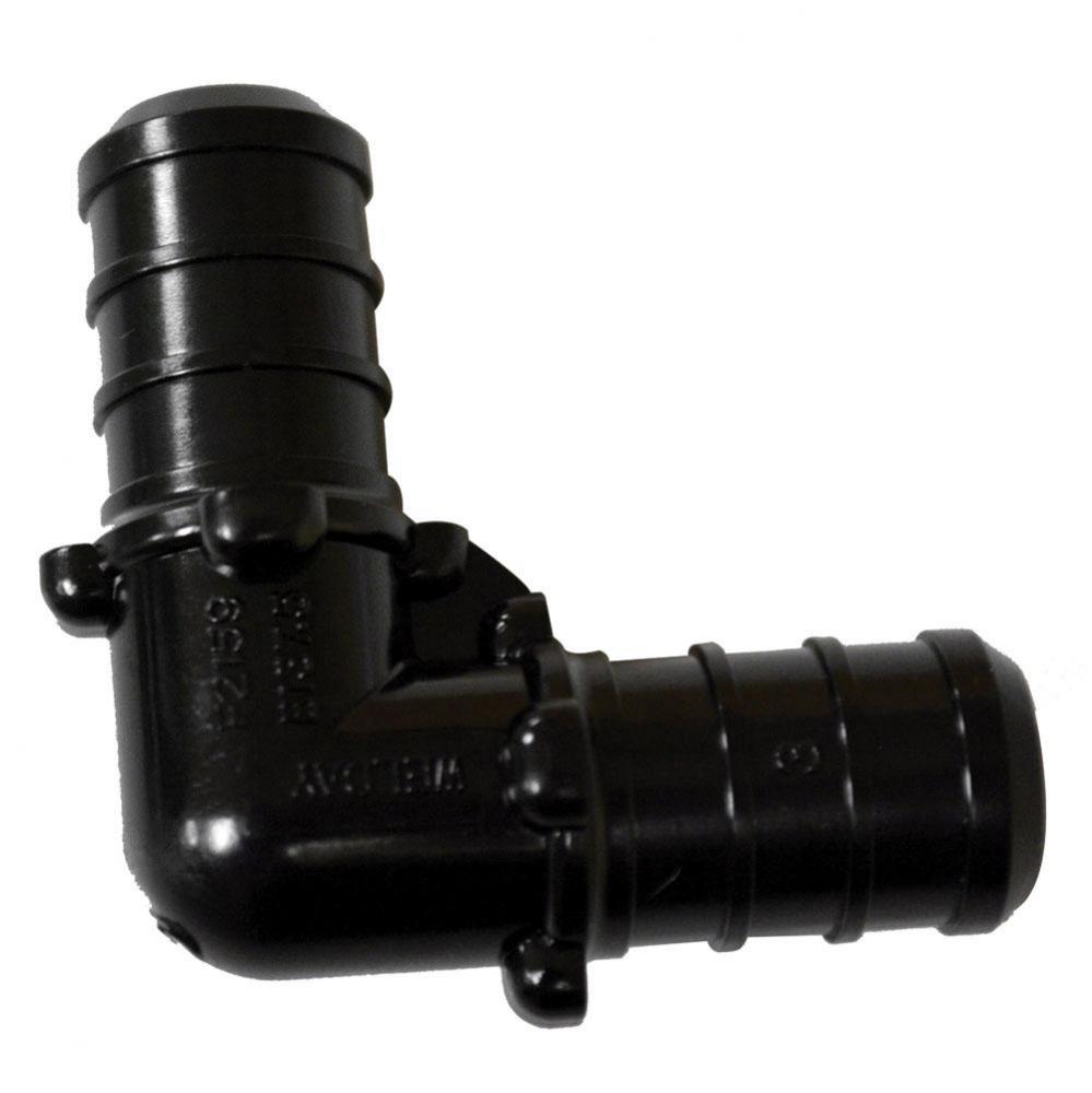 1/2'' 90degree Plastic Black PEX Elbow, Lead Free