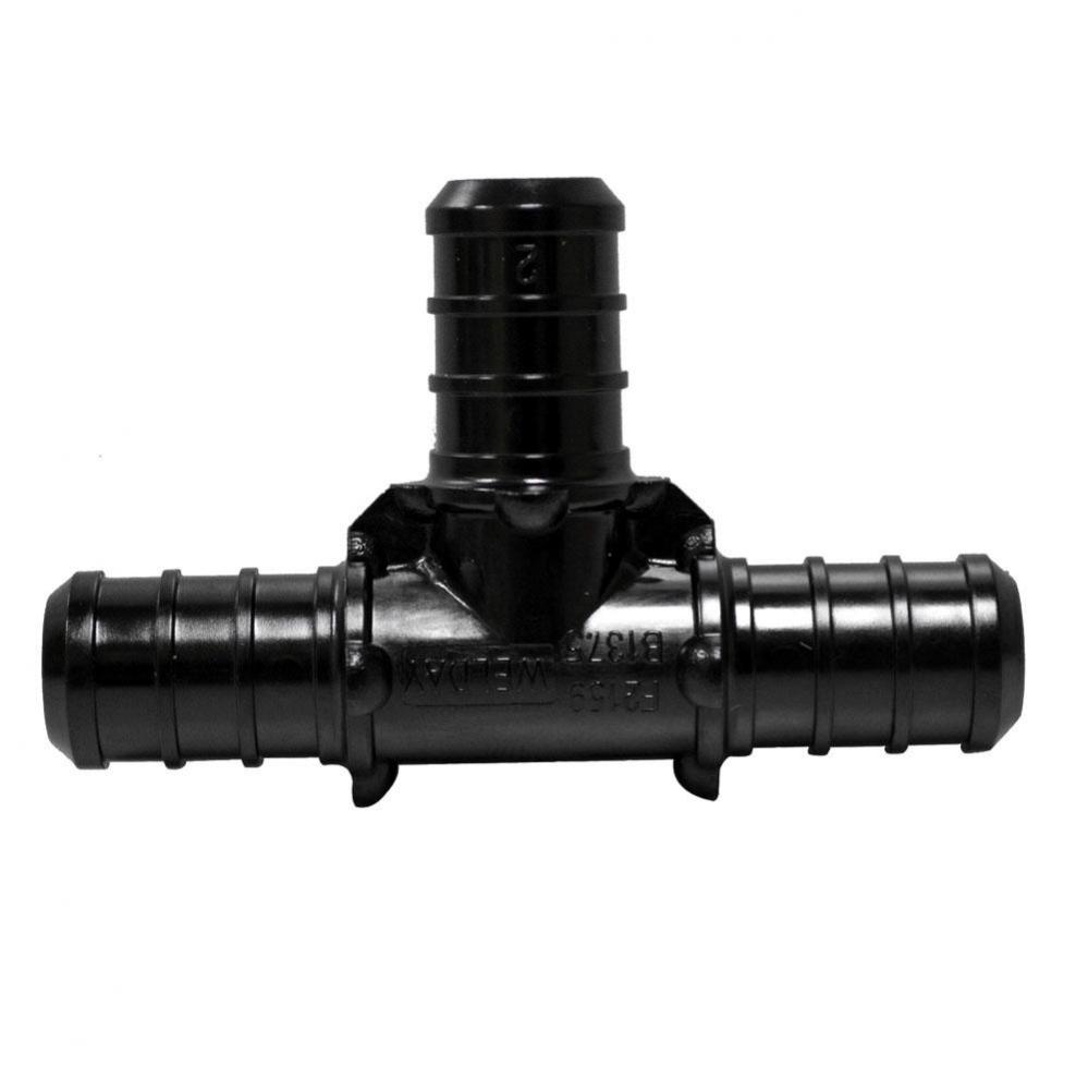 3/4'' Plastic Black PEX Tee, Lead Free