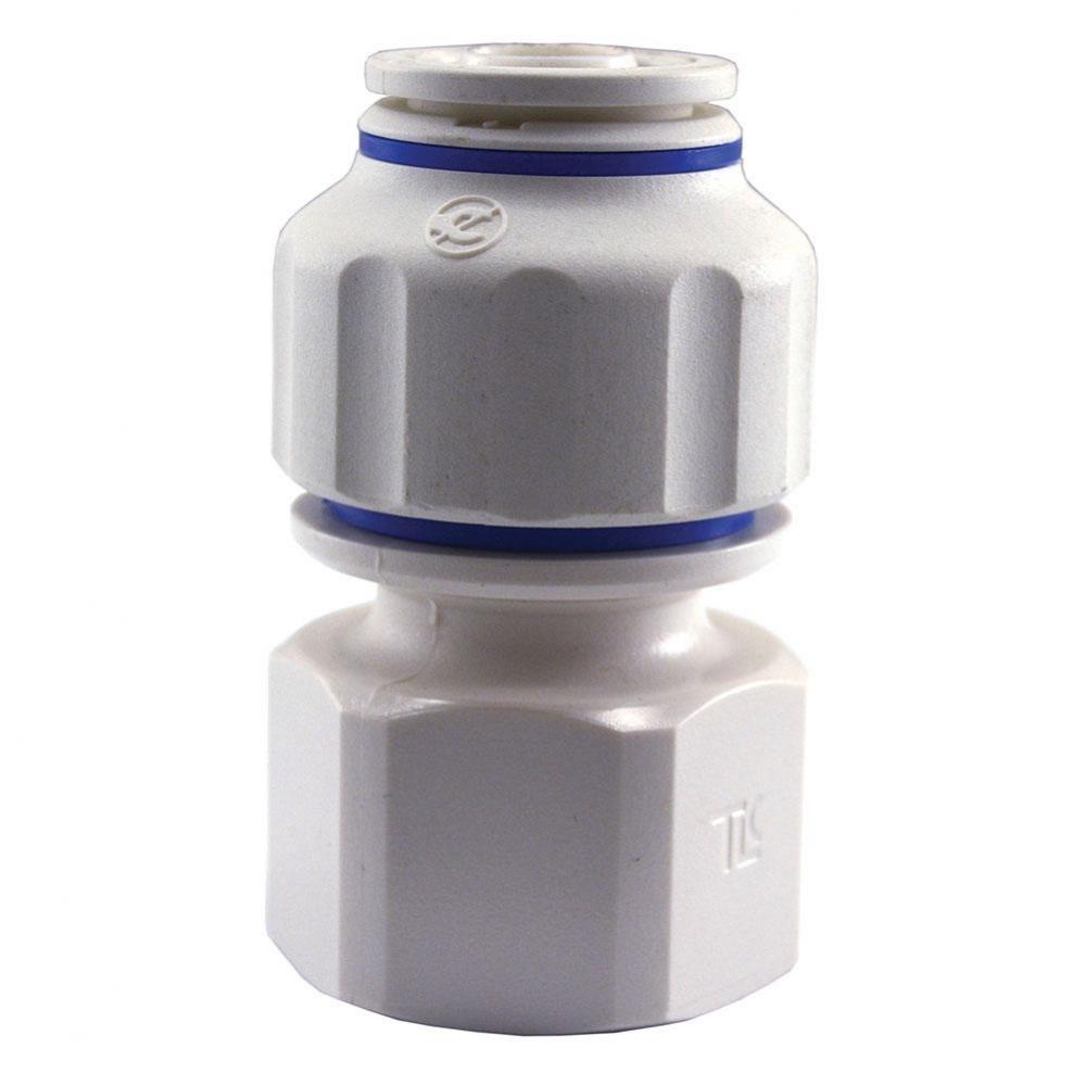 1/2'' x 1/2'' Twist to Lock Plastic Female Adapter