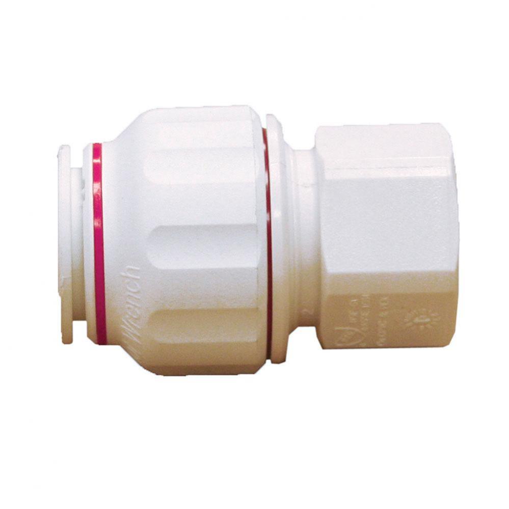 3/4'' x 3/4'' Twist to Lock Plastic Female Adapter