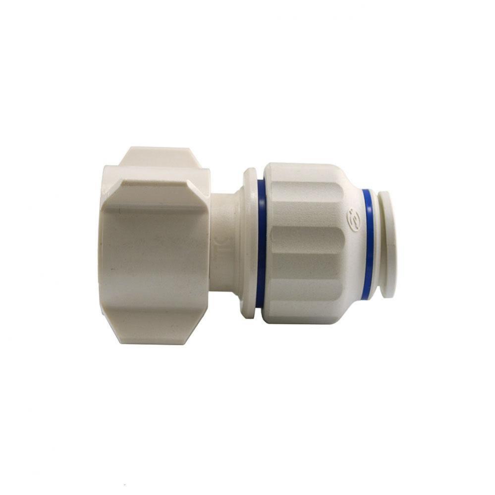 1/2'' x BC Twist to Lock Plastic Swivel Union