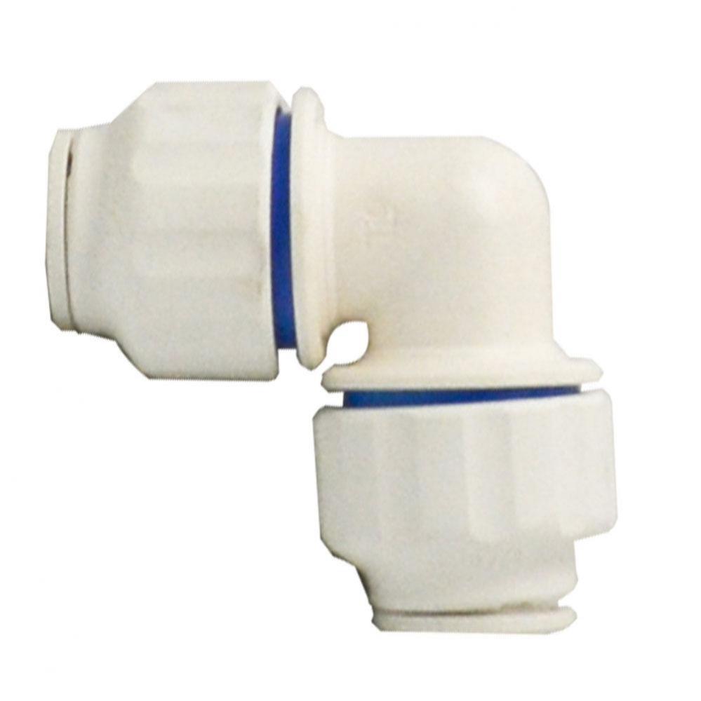 1/2'' Twist to Lock Plastic Elbow Union