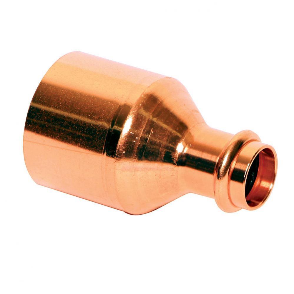 Copper Reducer, FTG x P, 1-1/2 x 1-1/4