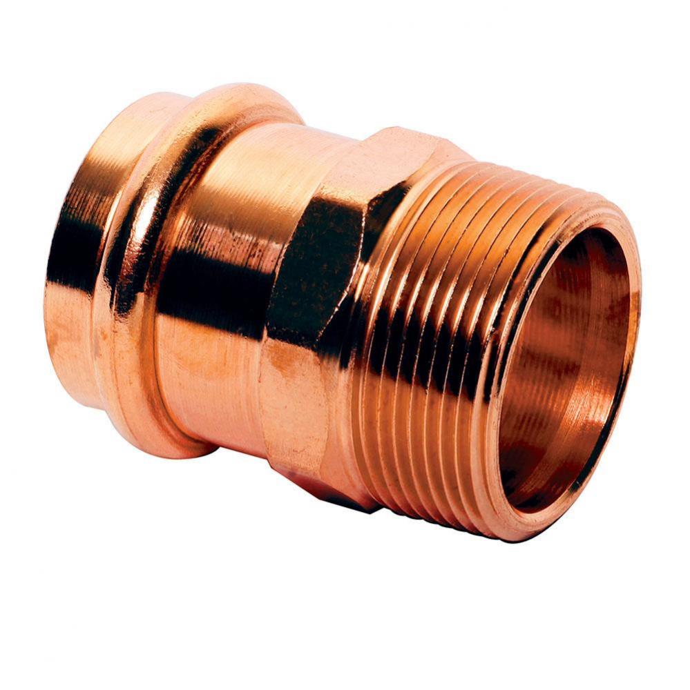 Copper Male Adapter, P x MPT, 1-1/4 x 1-1/4