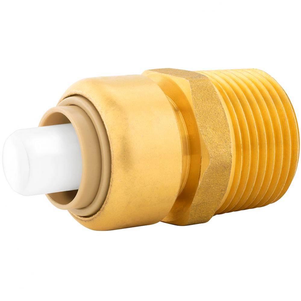 1/2'' x 3/4'' MPT (Bagged) PlumBite Push On Reducing Adapter, Lead Free