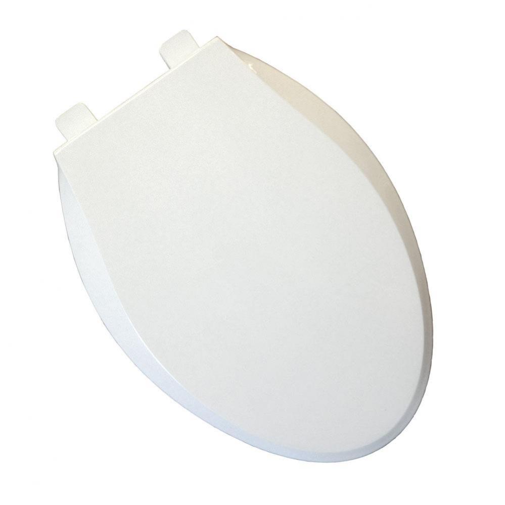 Slow-Close and QuicKlean® Heavy Duty Commercial Seat, White, Elongated Closed Front with Cove