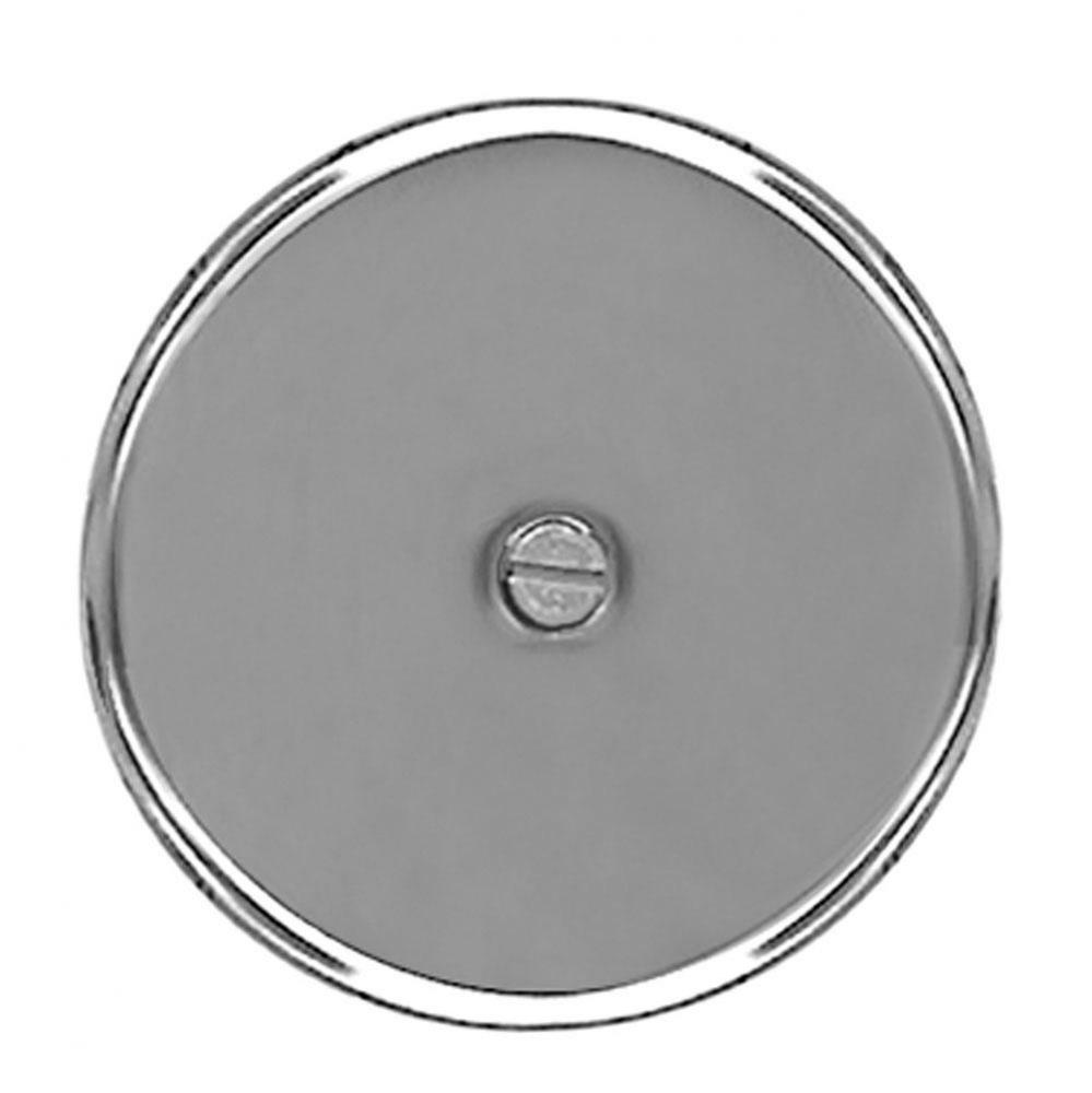 6'' Stainless Steel Cleanout/Extension Cover, Wall Mount with 4'' Bolt (24 Gau