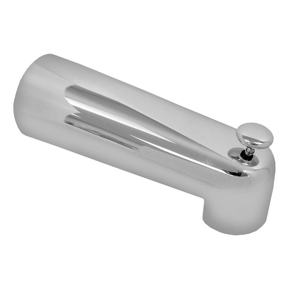 Chrome Plated 7'' Diverter Spout with 1/2'' FIP Nose Connection