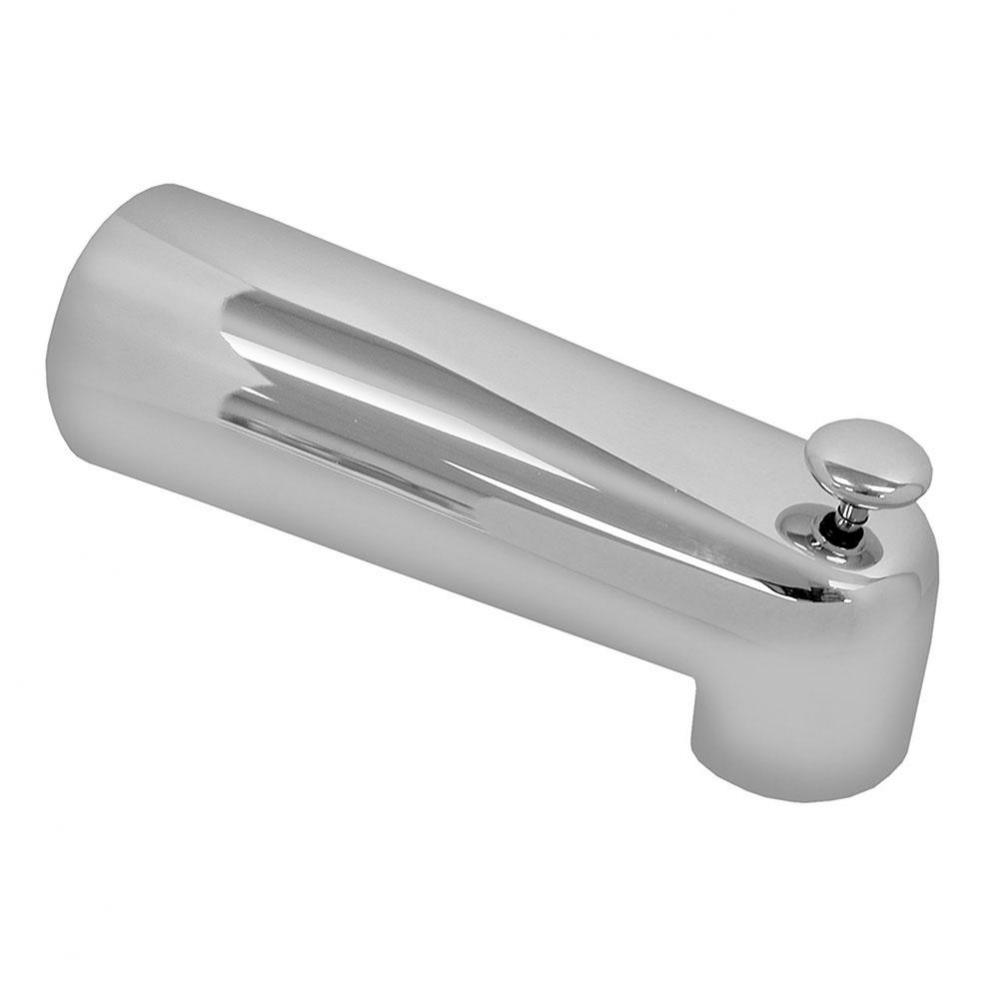 Chrome Plated 7'' Diverter Spout with 1/2'' CTS Slide Connection