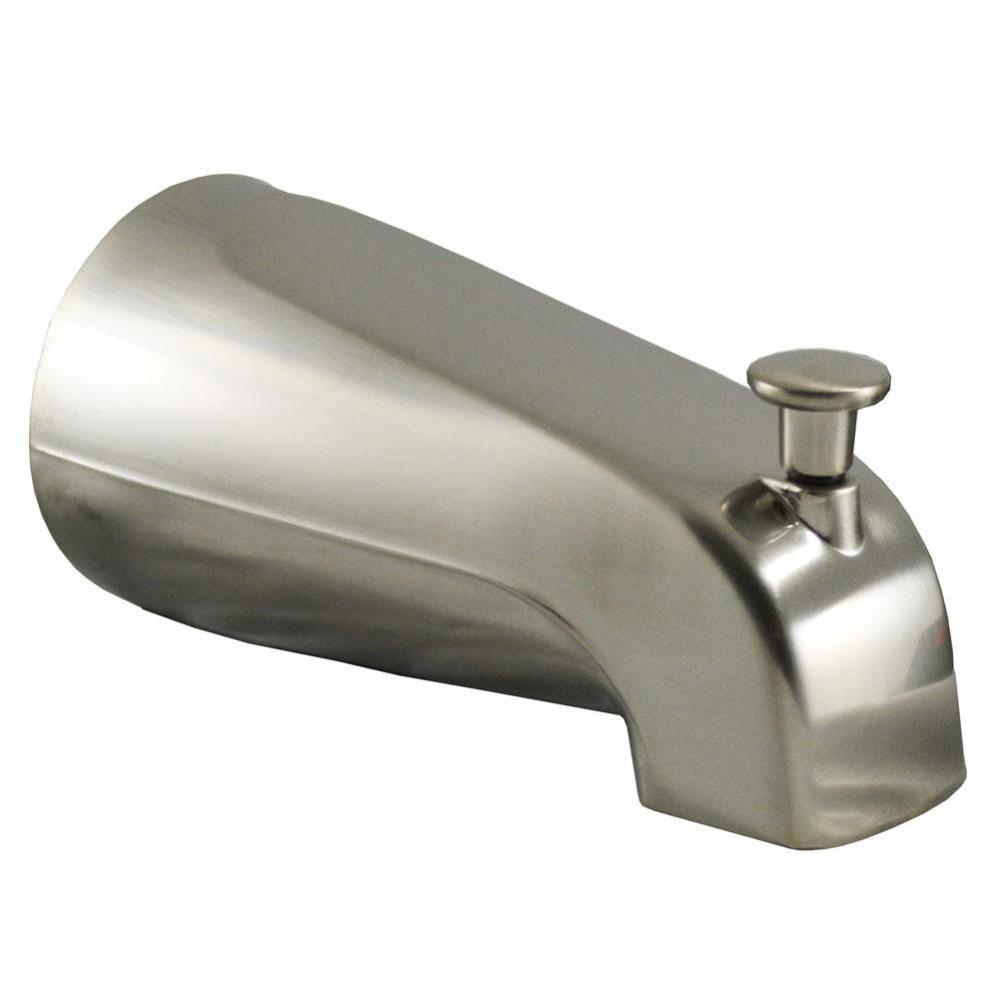 Brushed Nickel 1/2'' CTS Diverter Spout with Slide Connection