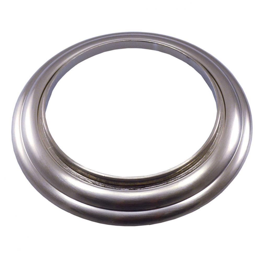 Brushed Nickel Decorative Ring for Tub Spouts and Diverters