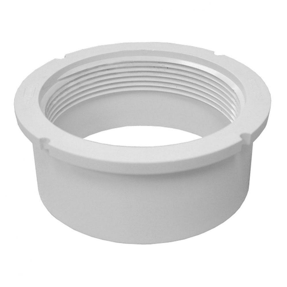 4'' PVC Hub Fit Drain Base for 3-1/2'' Spud