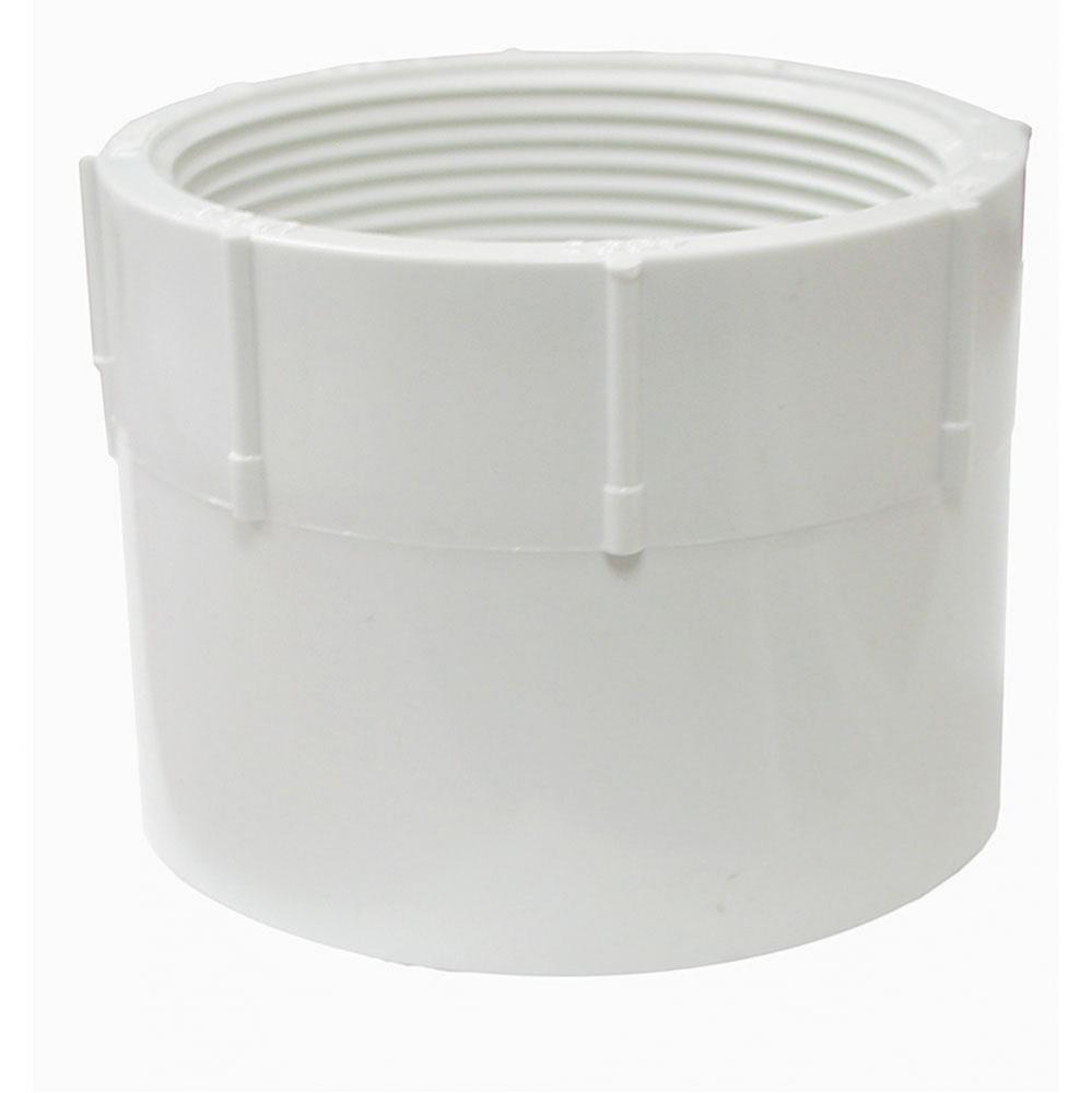 4'' PVC Pipe Fit Drain Base for 4'' Spud