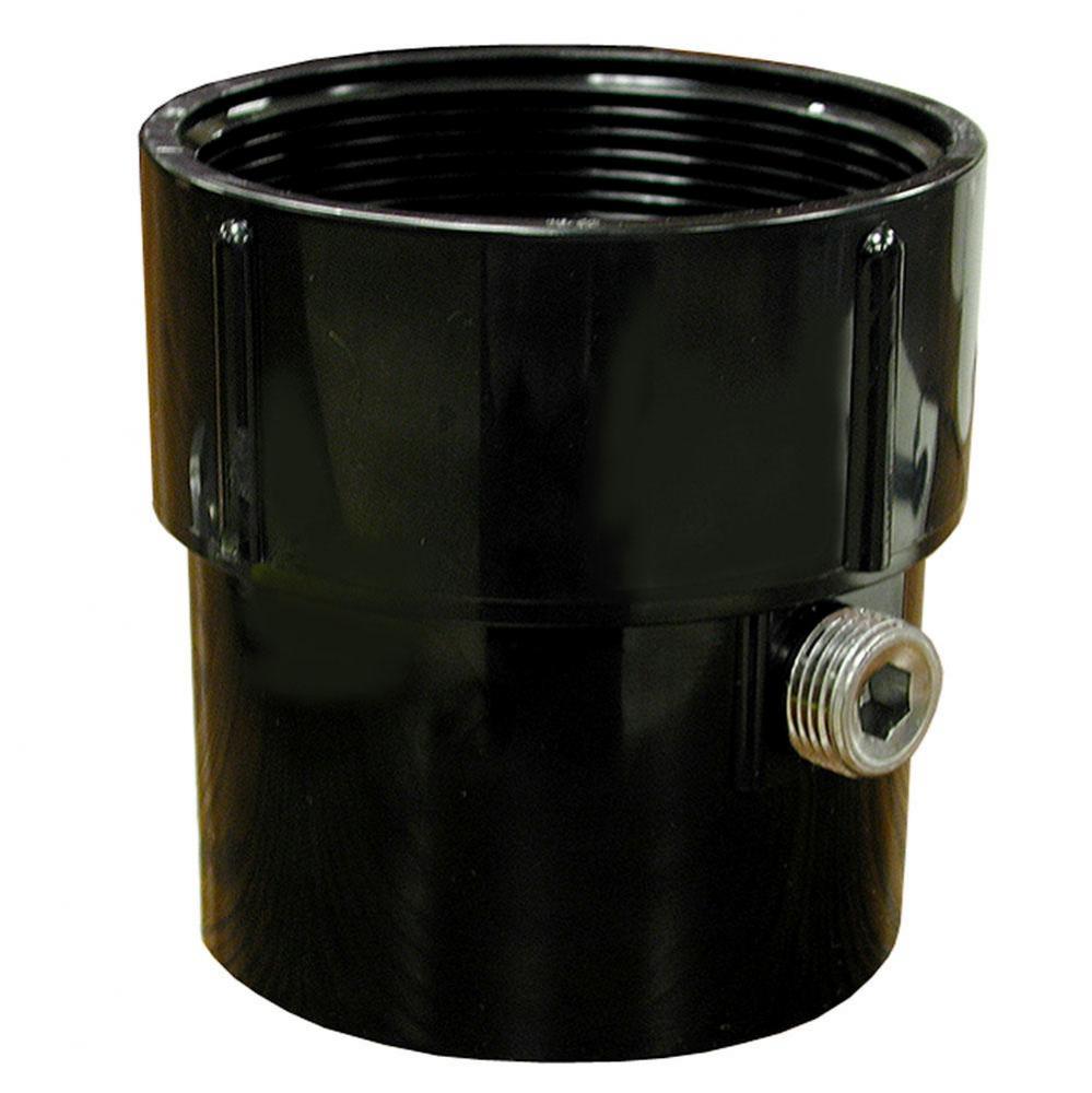 3'' x 4'' ABS Pipe Fit Drain Base with Primer Tap, for 3-1/2'' Spud