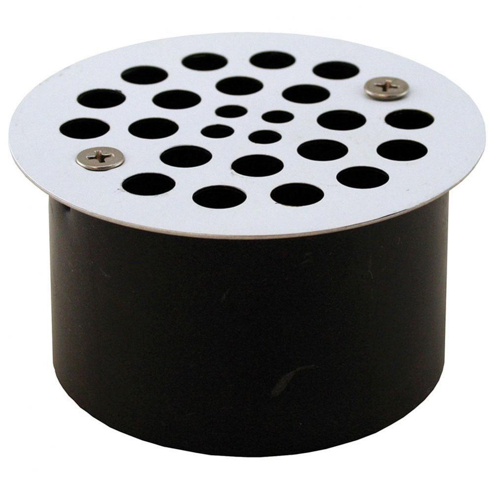 3'' ABS Snap-in Drain with 3-1/2'' Stainless Steel Round Strainer