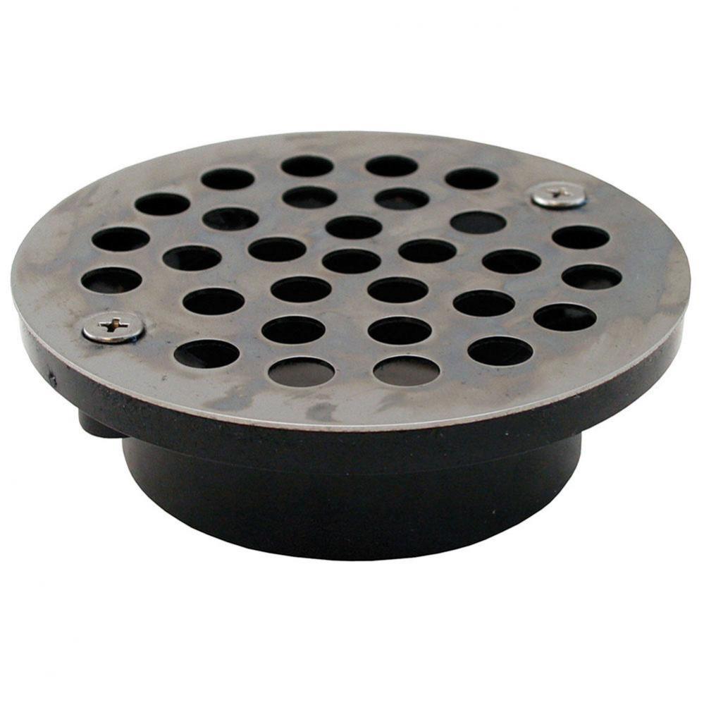 2'' x 3'' General Purpose ABS Drain with 4-1/4'' Stainless Steel Rou