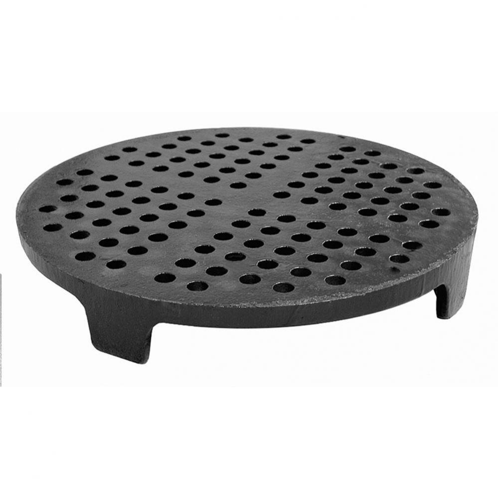 6'' Perforated Sewer Strainer with Legs - Diameter 7-3/8''