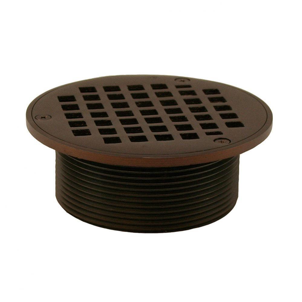 Oil Rubbed Bronze 3-1/2'' Metal Spud with 5'' Round Strainer