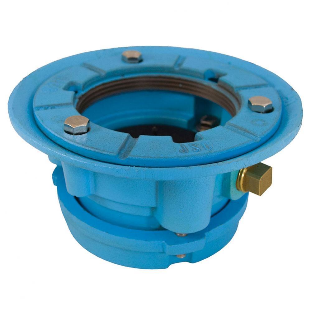 2'' Code Blue No Caulk (Mechanical Joint) Drain Body with 7'' Pan and 3-1/2&ap