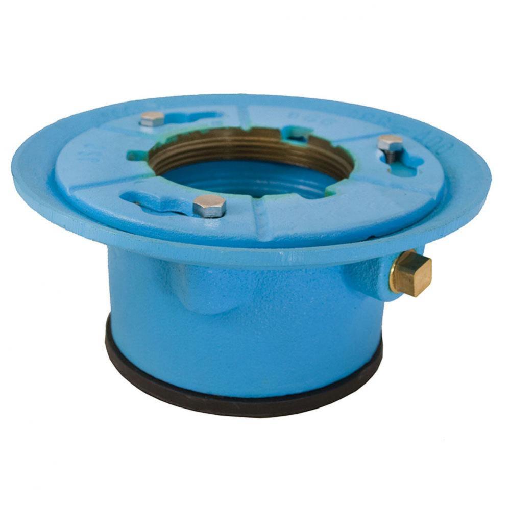 2'' Code Blue Push On Drain Body with 9'' Pan and 3-1/2'' Spud Size