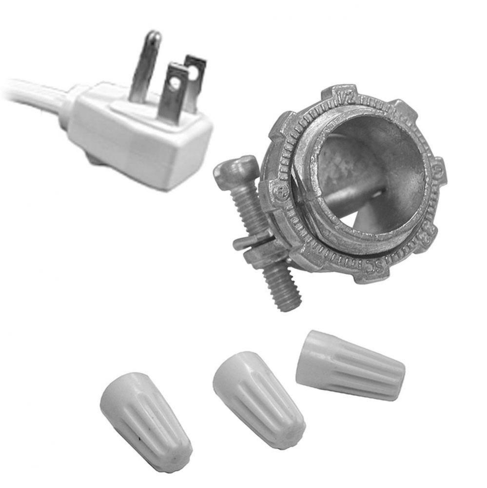 Garbage Disposal Wiring Kit for 6'' Cord with Angle Plug