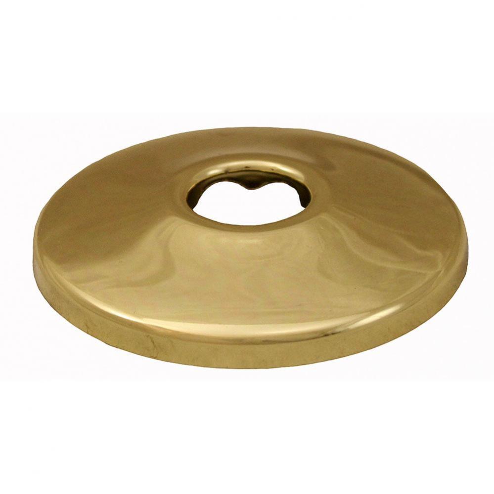 Polished Brass Escutcheon 3/8'' IPS Low Pattern