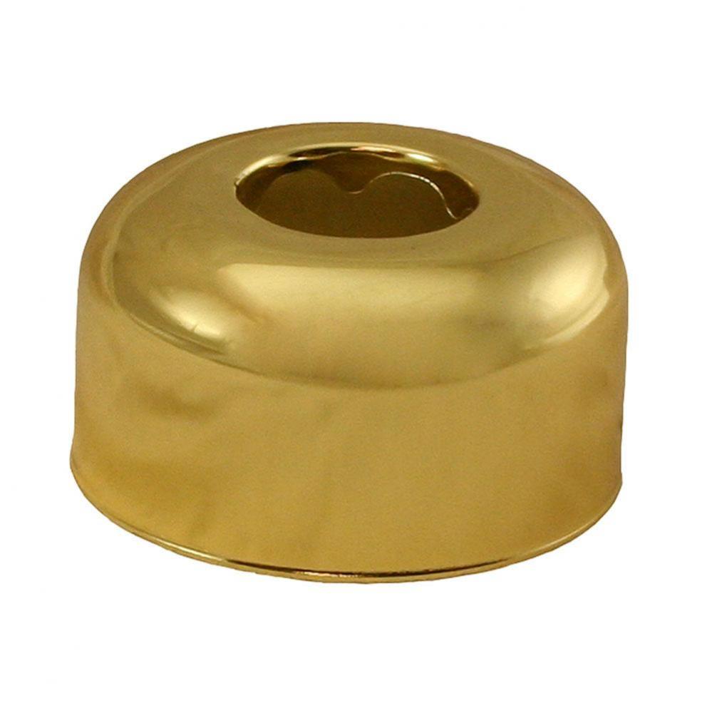 Polished Brass Escutcheon 1-1/2'' OD Tubular Box Pattern