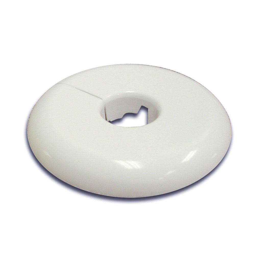 1'' CTS White Flexible Plastic Floor and Ceiling Plate, Box of 12