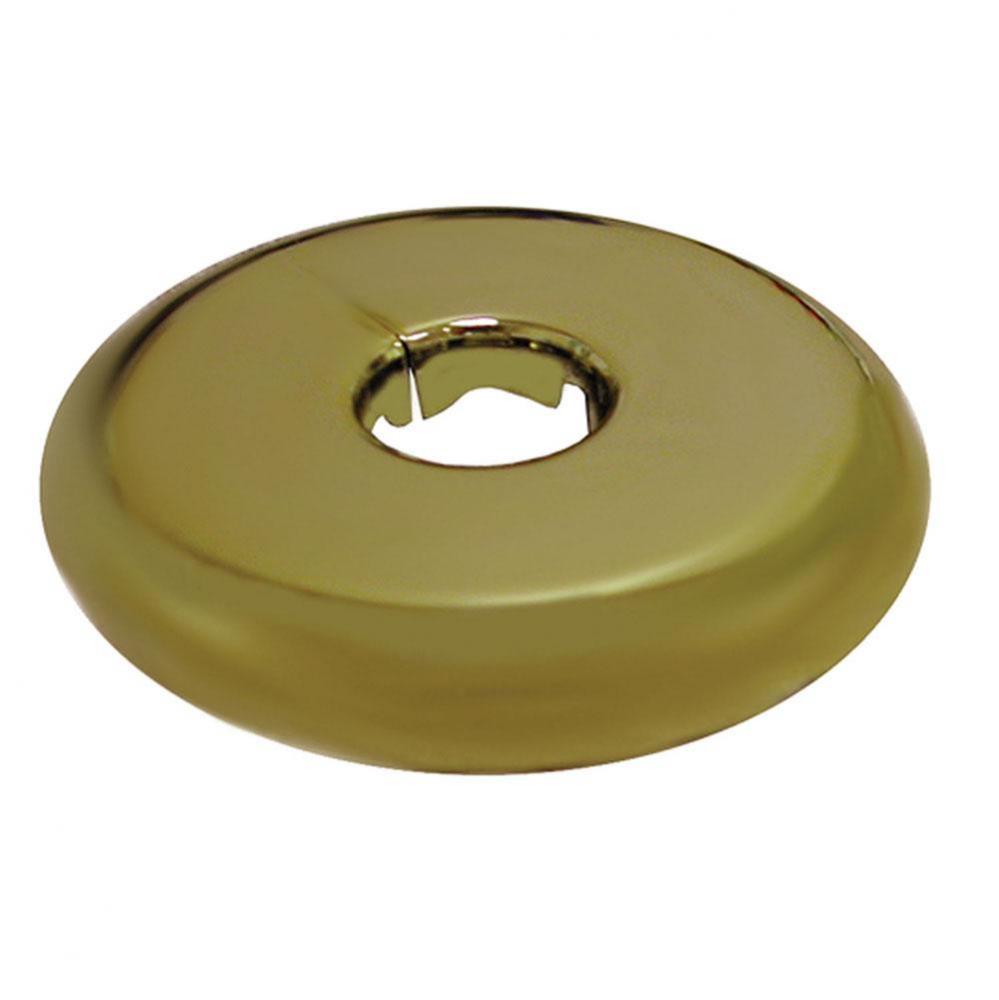 Polished Brass Flexible Floor And Ceiling Plate 1/2'' IPS or 3/4'' CTS