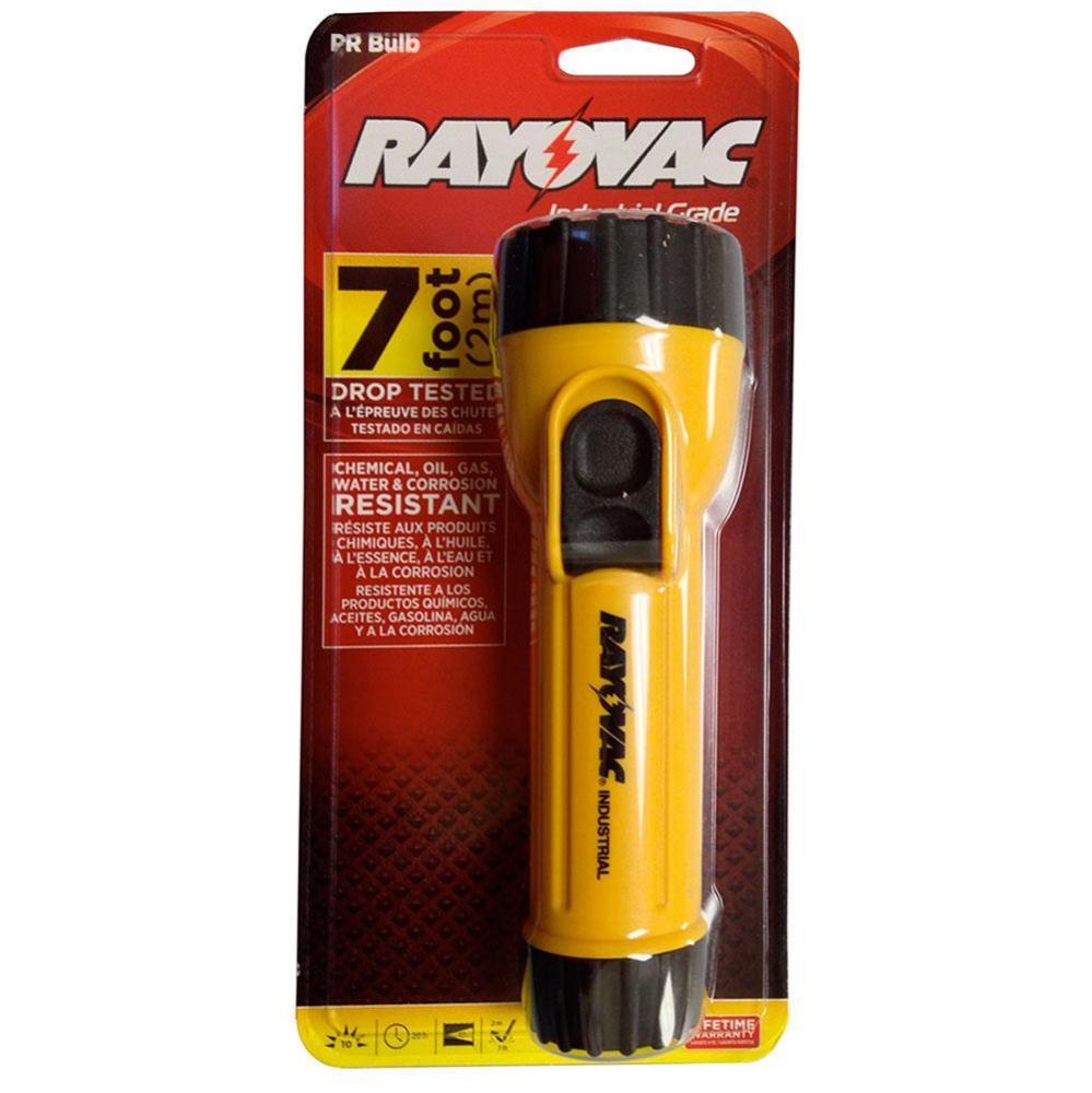 Rayovac Industrial Flashlight, 2 Cell D Size