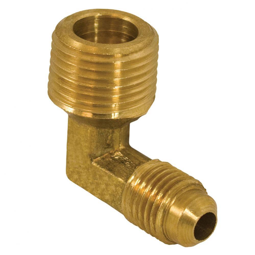 1/4'' x 1/8'' 90degree Brass Flare x Male Elbow